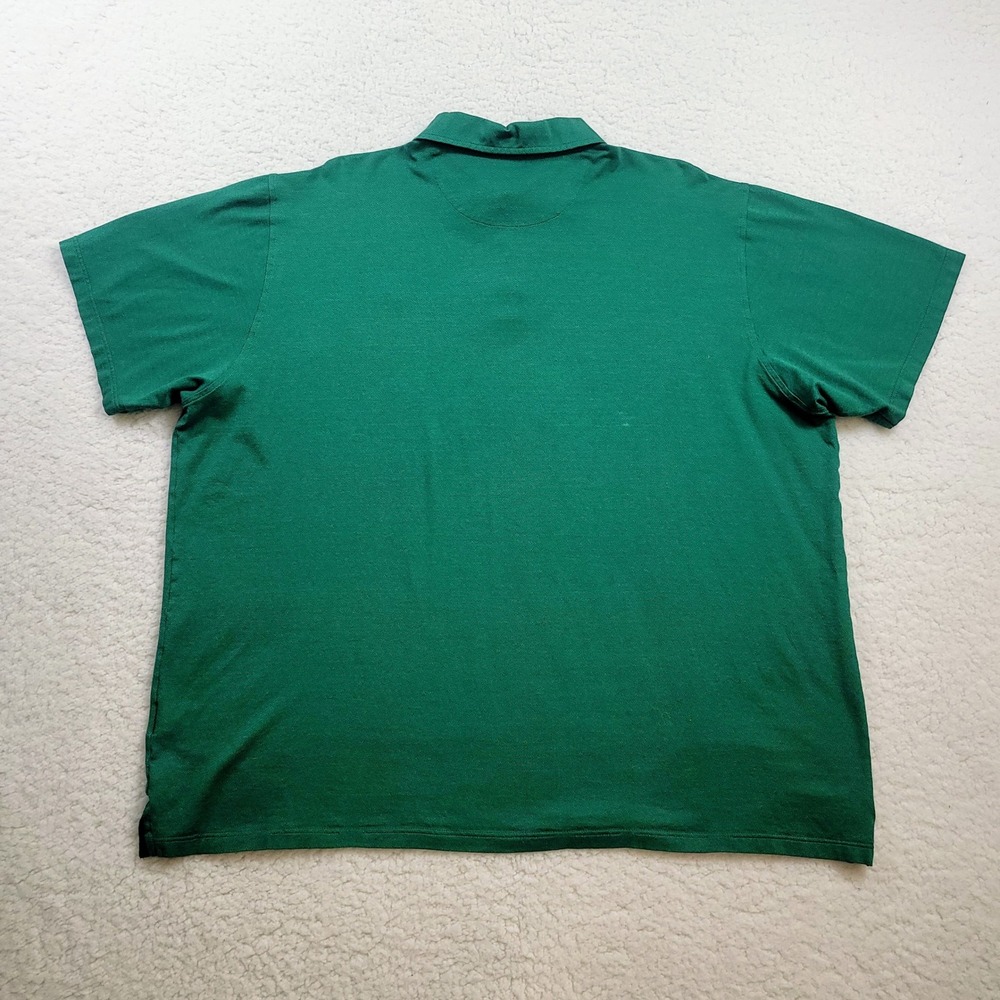 Clubhouse Collection Masters Polo Shirt Mens 3XL Green Italy Cotton CCK1784-02 - Picture 2 of 8